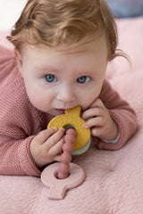 Little Dutch Teething Toy Keychain Pink