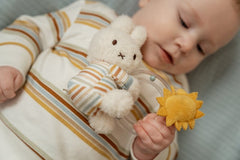 Little Dutch Miffy Ring Rattle - Vintage Sunny Stripes