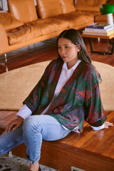 One Hundred Stars - Pagoda Forest Kimono