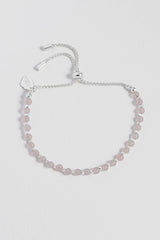 Estella Bartlett Wellness Gemstone Amelia Bracelet - Rose Quartz