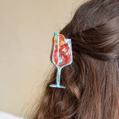 Rex Hair Claw Clips - Lemon and Aperitivo Spritz