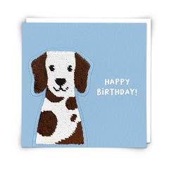 Redback Cards - Dog Sequin Patch Card