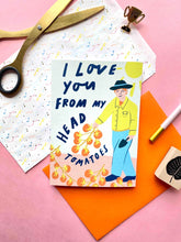 Kerrie Illustrates I Love You From My Head To-Ma-Toes Greeting Card
