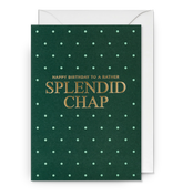 Lagom Design Splendid Chap Birthday Card
