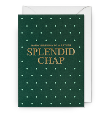 Lagom Design Splendid Chap Birthday Card