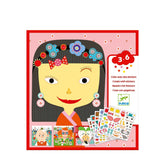Djeco Stickers Craft Set- Different Faces