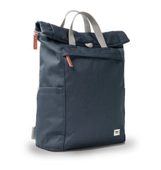 Roka Finchley A Large Recycled Canvas Backpack - Smoke