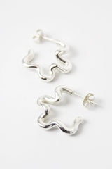 My Doris - Wiggle Silver Medium Earrings