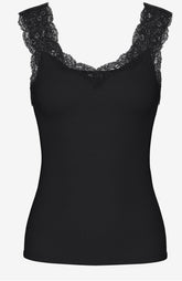 Pieces Barbera Black Lace Top