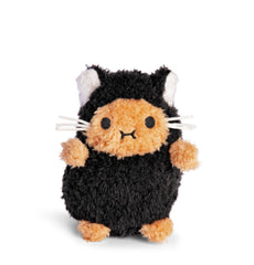 Noodoll - Black Kitty Ricespud Mini Sitting Plush Toy