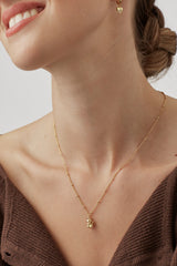 Estella Bartlett Lucky Cat Gold Necklace