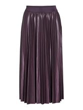 Vila Nitban Pleat Skirt - Plum Perfect