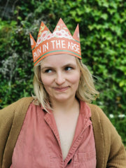 Hadley Pain In The Arse Paper Hat Card