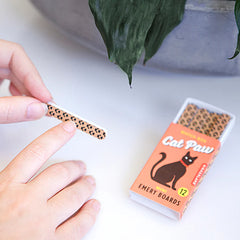 Kikkerland Cat Paw Match Box Emery Boards
