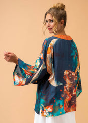 Powder Design - Hare and Moon Kimono Jacket Midnight