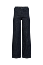 Numph Nuparis Wide Jeans - Dark Denim Blue