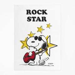 Peanuts Tea Towel - Rock Star