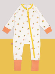 Blade & Rose Honey Bee Zip-Up Romper Jumpsuit