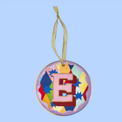 Eleanor Bowmer Alphabet Bauble