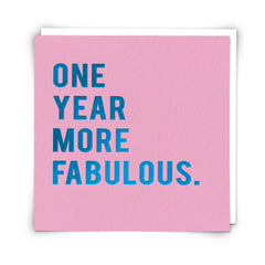 Redback Cards More Fab Birthday Card