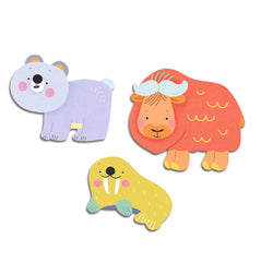 Djeco Baby Stickers - Ice Field Animals