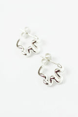 My Doris - Wiggle Silver Small Earrings