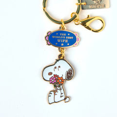 Peanuts - World's Best Wife Keyring
