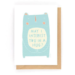 Freya Art & Design - “May I Interest You In A Hug?” Card