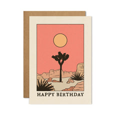 Cai & Jo Desert Birthday Card