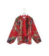 One Hundred Stars - Primula Berry Pussybow Blouse