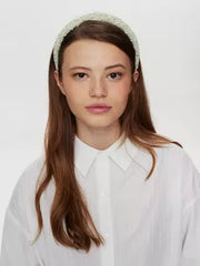 Numph Nujollie Hairband- Cabbage