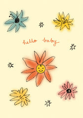 Roger La Borde Daisychain Baby Card