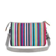 Roka Carnaby Canvas Crossbody Bag - Multi Stripe
