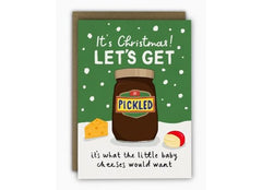 Running with Scissors - Let’s Get Pickled Christmas Card