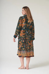 One Hundred Stars Dragon Green Gown