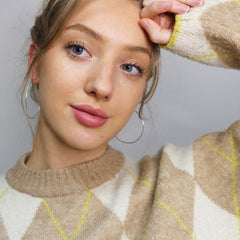 Lisa Angel Large Thin Hoop Earrings Sterling Silver