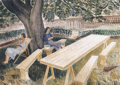 Canns Down Press - Eric Ravilius: Two Women in a Garden, 1933