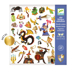 Djeco Metallic Stickers - Medieval Fantasy