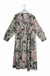 One Hundred Stars Block Taupe Duster Jacket