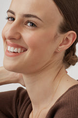 Estella Bartlett Dinosaur Stud Gold Earrings