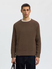 Selected Men Braun Organic Cotton Jumper