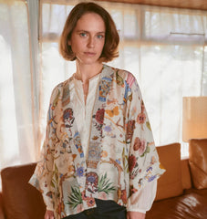 One Hundred Stars - Cornucopia Ivory Kimono