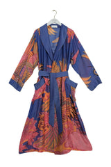 One Hundred Stars Crane Colbalt Gown
