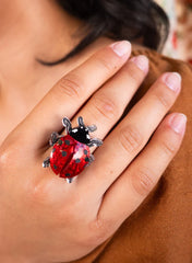Tatty Devine - Ladybug Ring
