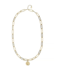 Shesra Initial Gold Necklace