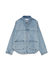 Vero Moda Jamie Denim Shacket - Light Blue Denim