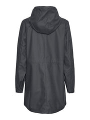 Vero Moda Malou Coated Rain Jacket - Asphalt