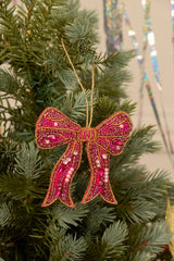 My Doris - Pink Bow Christmas Decoration