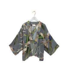 One Hundred Stars Orchid Grey Kimono