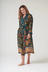 One Hundred Stars Dragon Green Gown